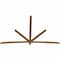 Ekena Millwork Alberta Timber Gable Bracket, Western Red Cedar, 108"W x 68"H x 1 1/2"D x 3 1/2"F, 15/12 Pitch GBW108X68X0204ALB00SWR - alternate 3
